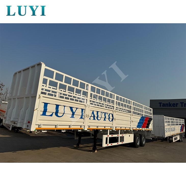 Two Axle Side Wall Semi Trailer Efficient Freight Solution suppliers