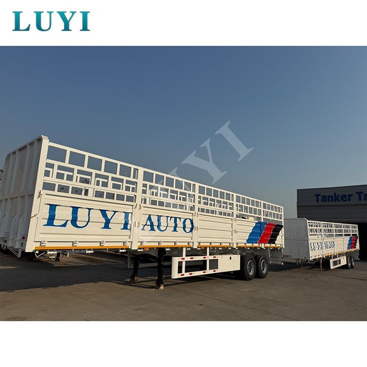 Two Axle Side Wall Semi Trailer Efficient Freight Solution high quality