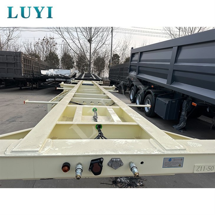 2 Axle Container Semi Trailer Heavy Duty Shipping Solution high quality 2 Axle Container Semi Trailer Heavy Duty Shipping Solution high quality